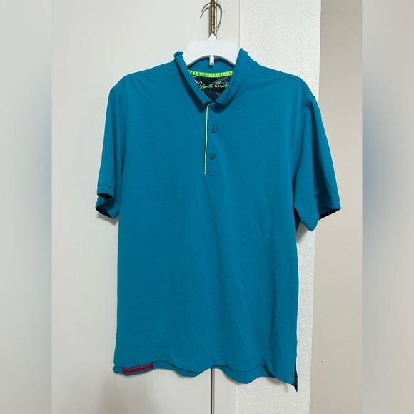 Robert Graham Other - Robert graham men’s teal/blue camo polo shirt size L